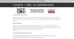 Desktop Screenshot of linatra.cz