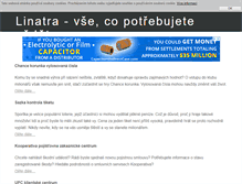 Tablet Screenshot of linatra.cz
